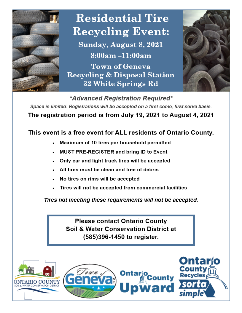 2021 Tire Recycling Event in Geneva